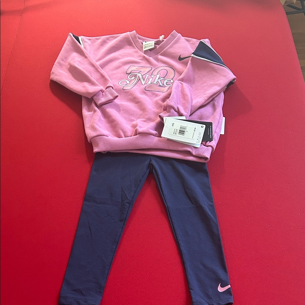 Nike Kids Matching Set in Pink and Blue